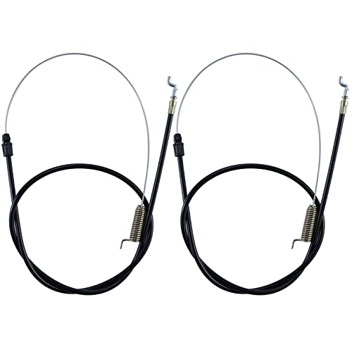 BOSFLAG 2 Pack 746-04256 Drive Cable Replacs MTD 746-04256 Drive Cable, 746 04256, 74604256, MTD 946-04256 Drive Cable, Craftsman 946-04256, MTD 946 04256 for Troy Bilt Storm CS 5.5HP 24" Snowblowers