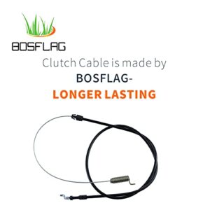 BOSFLAG 946-04642a Drive Engagement Cable Replaces MTD 946-04642a, 746 04642a, 74604642a, Craftsman 946-04642 Cable, 746-04642, 746-04642a for MTD RM2200, Bolens 31A-32AD765 31A-3AAD765 Snowblowers