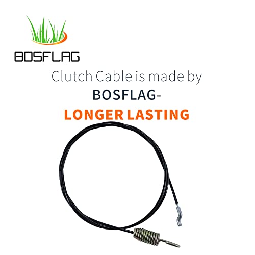 BOSFLAG 2 Pack 746-04229 Drive Clutch Cable Replaces MTD 746-04229 Clutch Cable, MTD 946-04229, 746-04229B, 946-04229B for MTD SB624, SB626, SB628, SB630, Cub Cadet 524SWE, 524WE, 526SWE Snowblowers