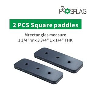 POSFLAG 302565MA Auger Blade with 55323MA Scraper Blade Replaces 302565, 335992MA, 723006, 723675, 55323, 724453 for Murray 5021R, 5021E, HN421, SN421, MN421, 21-Inch Single Stage Snow Throwers