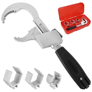 tzgsonp universal adjustable double-ended wrench multifunctional adjustable wrench for basin faucet plumbers water pipe faucet assembly disassembly repair