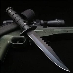 Bundle of Item - EDC Spring Assist Folding Pocket knife - Fixed Blade Knife with Sheath Survival Hunting Knife for Camping Hunting Outdoor