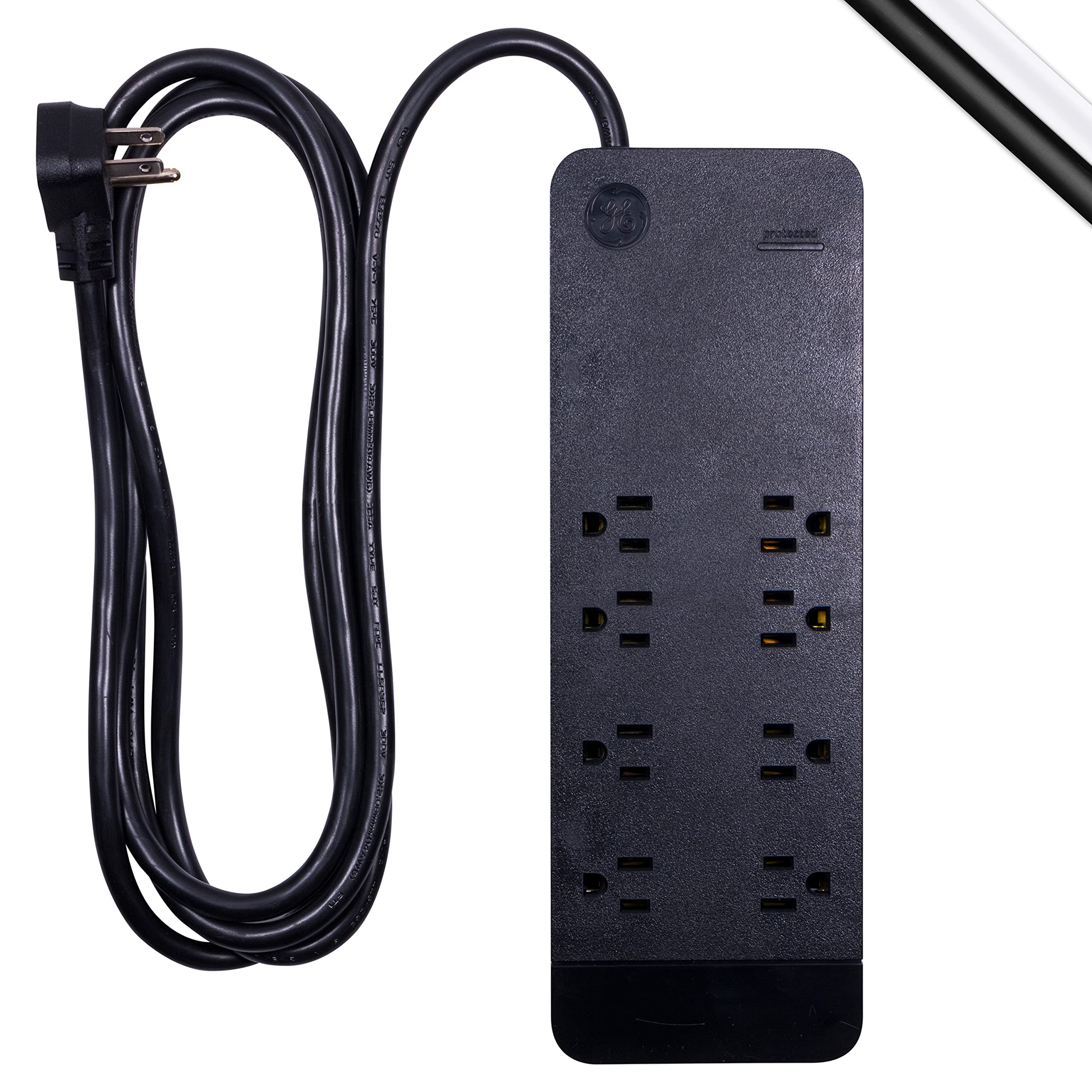 GE UltraPro 8-Outlet Surge Protector (37055) and GE Pro 6-Outlet Surge Protector (37052) Bundle