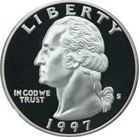 1997 S Washington Proof Quarter PF1