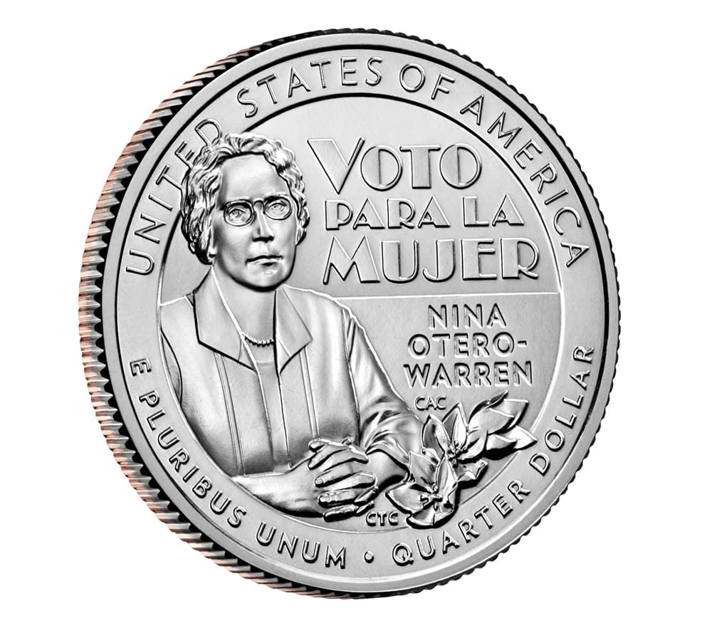 2022 D American Women, Washington Nina Otero-Warren Quarter Uncirculated