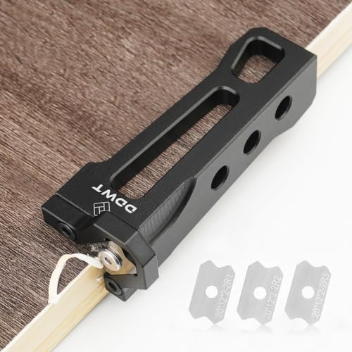 DDWT Chamfer Plane Edge Plane Edge Banding Trimmer Veneer Edge Trimmer Edge Chamfer Burr Scraper for Woodworking (R1+R2+R3)