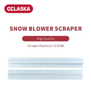 GELASKA 84-1980 Rotor Blade with 75-8780 Scraper 75-9010 Drive Belt and Hardware Kit Replaces 80-0660, 80-660, 75-9090 for Toro CCR Powerlite 38170, 38171, 38172, 38173, 38175, 38176 Snowthrowers