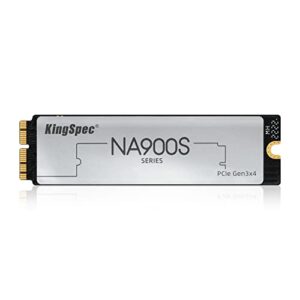 kingspec 512gb nvme ssd for macbook, ultra-slim m.2 pcie gen3x4 internal solid state drive with 3d nand flash, compatible with macbook air 2013-2017 / macbook pro (retina) 2013-2017 / imac/mac