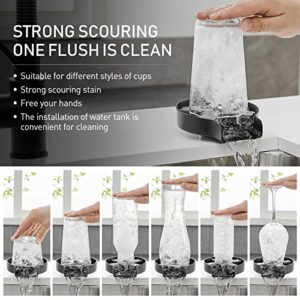 Glass Rinser for Kitchen Sink Bar Glass Washer Bottle Washer Cup Cleaner for Sink Cup Rinser Cup Washer for Sink