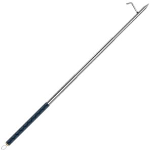 RAOMEIDE 48" Heavy Duty Fireplace Poker Tools, Outdoor Fire Poker for Fire Pit Camping, Campfire Extra Long Fire Pit Poker Stick, Firepit Poker