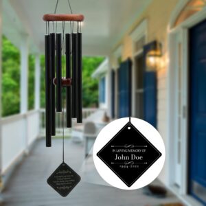 personalized memorial wind chimes sympathy memorial gifts for loss of father or memorial gifts for loss of mother remembrance windchimes loss of a loved one, memory bereavement & funeral gifts