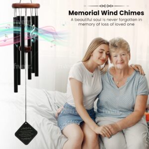 Personalized Memorial Wind Chimes Sympathy Memorial Gifts For Loss Of Father Or Memorial Gifts For Loss Of Mother Remembrance Windchimes Loss Of A Loved One, Memory Bereavement & Funeral Gifts