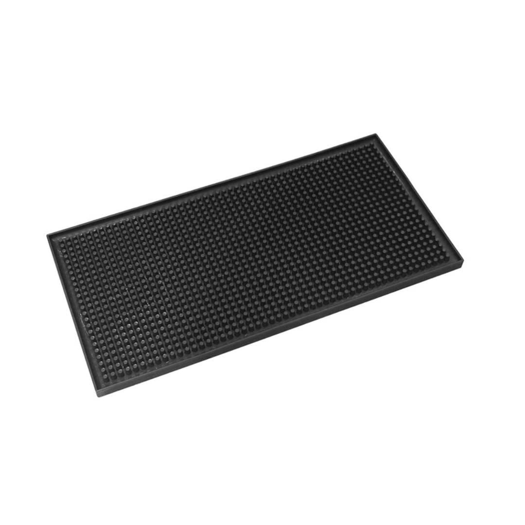 SYOLOS Premium Single Bar Mat 12 x 6 inches - Versatile and Durable Bar Mats for Countertop, Coffee Bar Mat, Glass Drying Mat - Non Toxic Bar Spill Mat