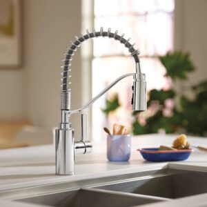 Moen 5926 Genta LX One-Handle High Arc Pulldown Kitchen Faucet, Chrome