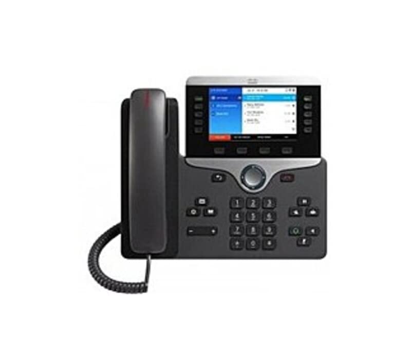 Cisco CP-8861-K9 Corded VoIP Phone - Charcoal (Renewed)