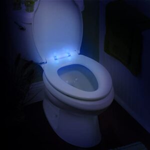 Ginsey Home+Solutions Nightlight Elongated Plastic Toilet Seat, White (00367)