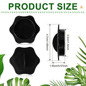 AIEX Plant Spacer Kit, 25pcs Plant Spacer Compatible with Aerogarden Spacers Plant Deck Opening for Indoor Hydroponic Growing Systems (Black)