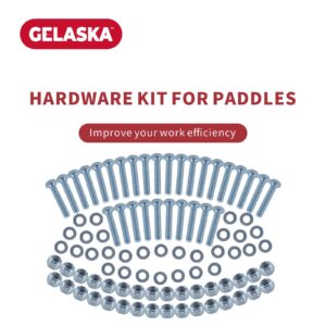 GELASKA 302565MA Rubber Auger Paddles with 55323MA Scraper Blade 1501122MA Cable 762259MA Cable Replaces 302565, 1687312YP, 1687312, 1687312SM, 723006 for Craftsman Murray Snapper 20" 21" Snowthrowers