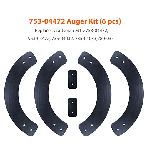 BOSFLAG 753-04472 Auger Kit with 954-0101A V-Belt 946-04091 Cable 946-04237 Cable Replaces MTD 735-04032, 735-04033, 731-0778, 731-0812 for White Outdoor SB221, SB521, SB721, Squall 21" Snow Throwers