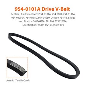 BOSFLAG 753-0613 Paddle Set with 954-0101A Belt 954-04032B Belt 946-0910A Cable Replaces MTD 731-0780, 731-0780A, 731-0781A, 731-0782, 7530613 for White Outdoor SB140, SB300, SB350, SB400 Snow Blowers