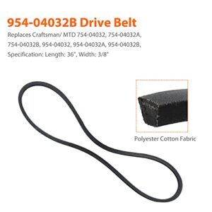 BOSFLAG 753-0613 Paddle Set with 954-0101A Belt 954-04032B Belt 946-0910A Cable Replaces MTD 731-0780, 731-0780A, 731-0781A, 731-0782, 7530613 for White Outdoor SB140, SB300, SB350, SB400 Snow Blowers