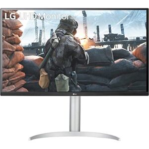 LG 32UP550N-W 32" UHD HDR Monitor with USB Type-C Bundle with Deco Gear Mechanical Gaming Keyboard, Deco Gear Wired Gaming Mouse and Deco Gear Gaming Mouse Pad