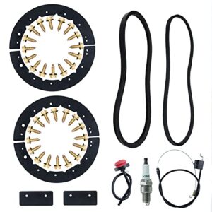 posflag 753-0613 snowblower auger kit replaces 721-0287, 731-0780, 731-0782, 31-0781, 931-0782a with 954-0101a drive belt 954-04032b drive belt 946-0910a clutch cable for mtd snowblower parts tillers