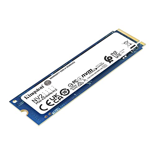 Kingston NV2 500G M.2 2280 NVMe Internal SSD | PCIe 4.0 Gen 4x4 | Up to 3500 MB/s | SNV2S/500G