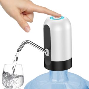 5 Gallon Water Bottle Dispenser USB Charging Automatic Drinking Electric Water Pump for Universal 3-5 Gallon Bottle Portable Water Dispenser Pump for Camping