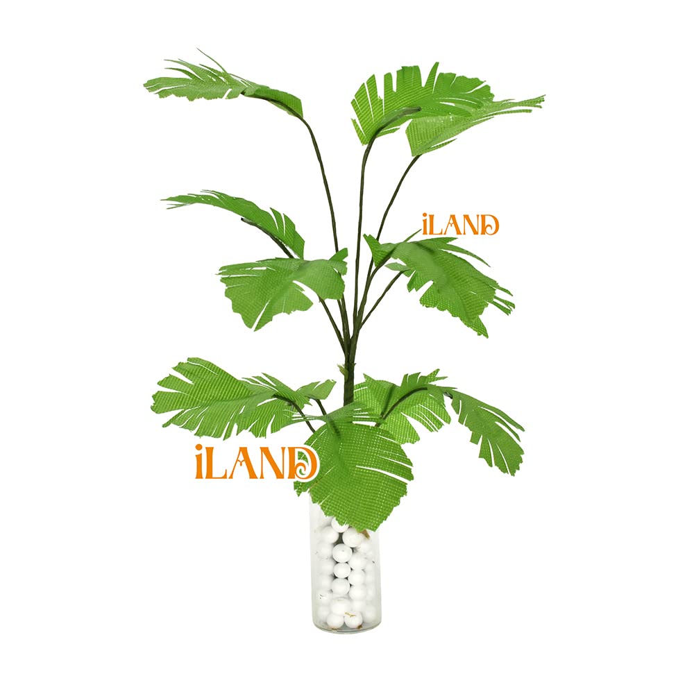 iland Miniature Dollhosue Accessories on 1 12 Scale, Mini Plants & Plant Hangers Set (Green Plants w/Wall Hooks 5pcs)