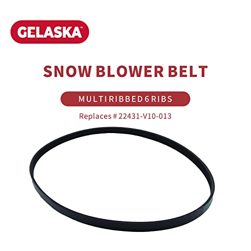 GELASKA HS520 Paddles 06720-V10-030 Snow Blower Paddles with 76322-V10-020 Scraper, 22431-V10-013 Belt for HS520A, HS520AA, HS520AS, HS520ASA, HS720, HS720AA, HS720AMA, HS720ASA Snowblowers