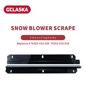 GELASKA HS520 Paddles 06720-V10-030 Snow Blower Paddles with 76322-V10-020 Scraper, 22431-V10-013 Belt for HS520A, HS520AA, HS520AS, HS520ASA, HS720, HS720AA, HS720AMA, HS720ASA Snowblowers