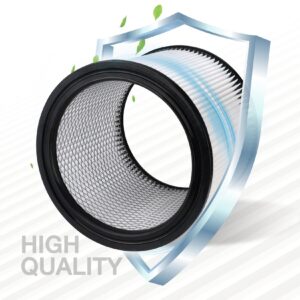 Shop-Vac 8 Gallon 6.0 Peak HP Wet/Dry Vacuum+High Performance 90304/90344 Cartridge Filter