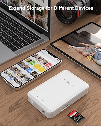 NEWQ Hard Drive for Phone Computer: 2 TB Photo Stick Portable Storage Device External HDD USB Flash for iPhone & iPad & Android Cellphone Backup Picture | Photo | Video | Data (2TB)