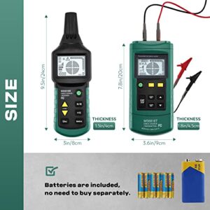 Bonvoisin Underground Wire Locator Cable Tracer Detector for Finding Wall/Underground/Dog Fence Broken Wire, Short Circuit, Metal Pipe (Batteries Included)