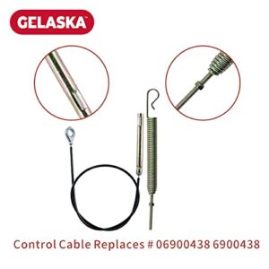 GELASKA 2 Pack 06900438 Control Cable Replaces Ariens 06900438 for Ariens Compact 22, Compact 24, SNO-Tek 24, SNO-Tek 28, SNO-Tek 24, Compact 24, AMP 24 Snowblowers