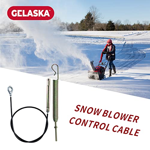 GELASKA 2 Pack 06900438 Control Cable Replaces Ariens 06900438 for Ariens Compact 22, Compact 24, SNO-Tek 24, SNO-Tek 28, SNO-Tek 24, Compact 24, AMP 24 Snowblowers