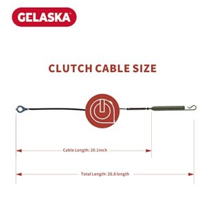 GELASKA 2 Pack 06900438 Control Cable Replaces Ariens 06900438 for Ariens Compact 22, Compact 24, SNO-Tek 24, SNO-Tek 28, SNO-Tek 24, Compact 24, AMP 24 Snowblowers