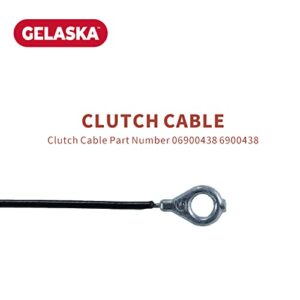 GELASKA 2 Pack 06900438 Control Cable Replaces Ariens 06900438 for Ariens Compact 22, Compact 24, SNO-Tek 24, SNO-Tek 28, SNO-Tek 24, Compact 24, AMP 24 Snowblowers