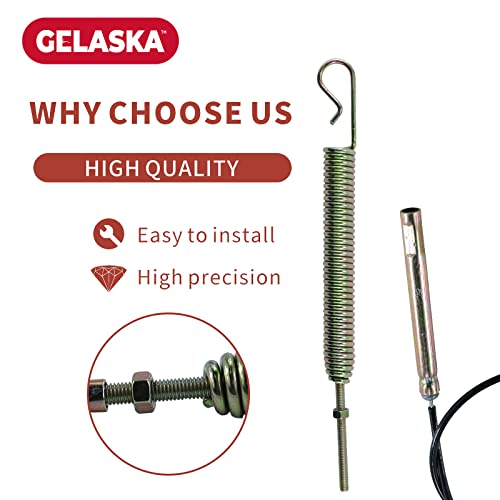 GELASKA 2 Pack 06900438 Control Cable Replaces Ariens 06900438 for Ariens Compact 22, Compact 24, SNO-Tek 24, SNO-Tek 28, SNO-Tek 24, Compact 24, AMP 24 Snowblowers