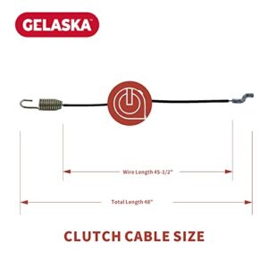 GELASKA 946-04230b Cable Replace Craftsman 746-04230 Craftsman 746-04230b, Cub Cadet Part 946-04230b Auger Cable, 946-04230a for RM2410 RM2610 RM2860 RM3060 RM2660 SB624 SB626 SB628 SB630 Snow Thrower