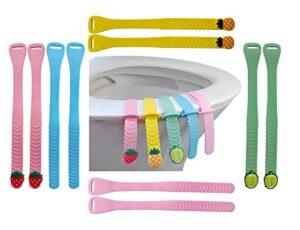10pcs toilet seat lifter handle,toilet lid lifter,toilet seat cover lifer,toilet seat holder lift tools,bathroom toilet accessories for home,office,hotel.make your life more hygienic.xiwumoer