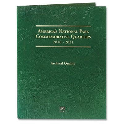 2010 P - 2021 P Mint Complete National Park Quarter Set in Littleton Coin Folder Uncirculated