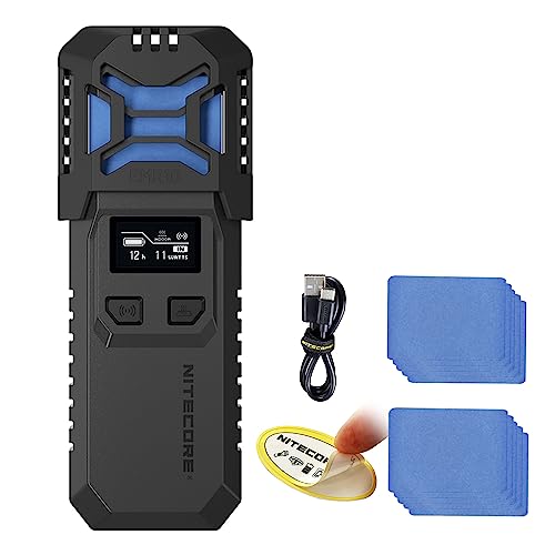 Nitecore EMR10 Portable Mosquito Repeller for Outdoor, 16 ft Protection Zone, Rechargeable Ultrasonic with 10 Repellent Mat and Nitecore Sticker