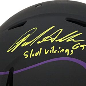 Jared Allen Signed Minnesota Vikings Authentic Eclipse Helmet SKOL BAS