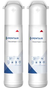 pentair freshpoint f2b2 replacement cartridge, carbon water filter, pfas water filter, nsf certified to reduce pfoa/pfos, 675 gallon capacity (pack of 2)
