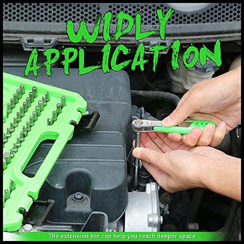 SWANLAKE 112PCS Security Bit Set Screwdriver Bit Set With Ratchet Wrench,Cr-V Steel