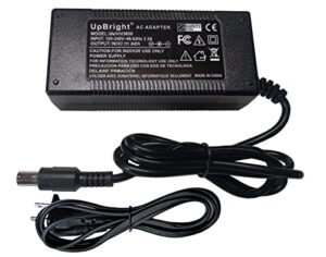 upbright ac/dc adapter compatible with bluetti eb3a power station solar generator 268wh lifepo4 battery pack 12v-28vdc-8.5a 600w (standard)/350w max. (turbo) supply cord cable charger mains psu