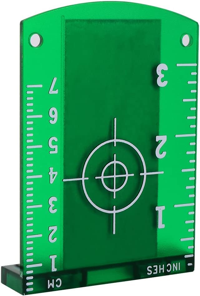 Firecore 2Pcs Laser Target Card Plate for Green Beam Laser Level-FLT20G