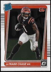 2021 panini donruss optic rated rookie #207 ja'marr chase rc